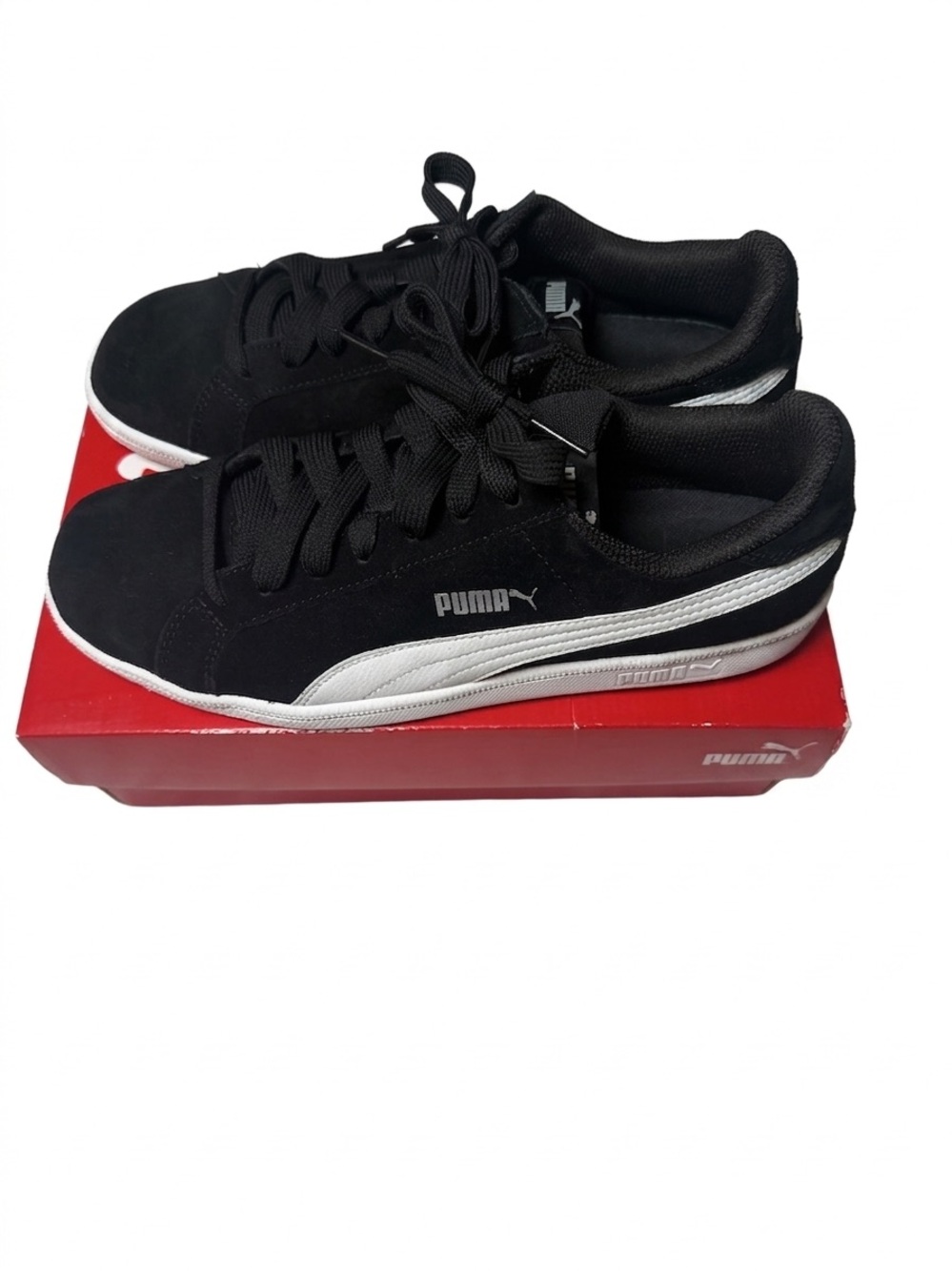 Puma Suede Classic XXI - Black / White Size 9 - Picture 2 of 8